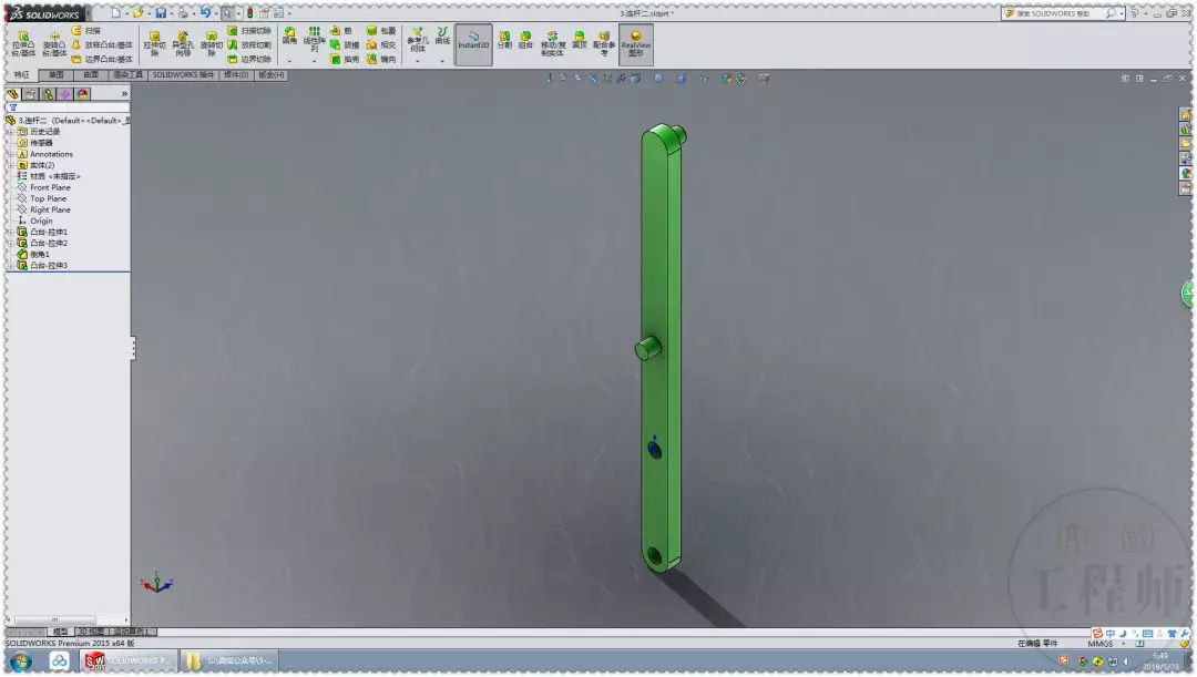 SolidWorks镜像零件后数字反向的调整方法  _图示1